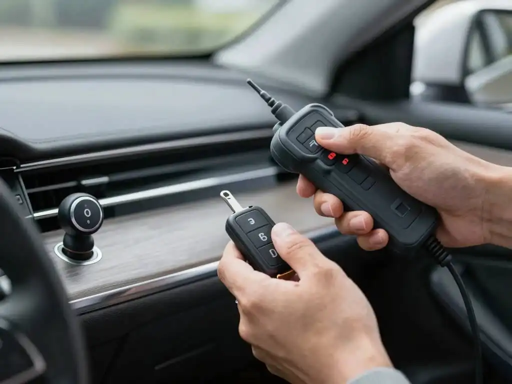 Licensed locksmith doing Automotive key service works in Brooklyn NY