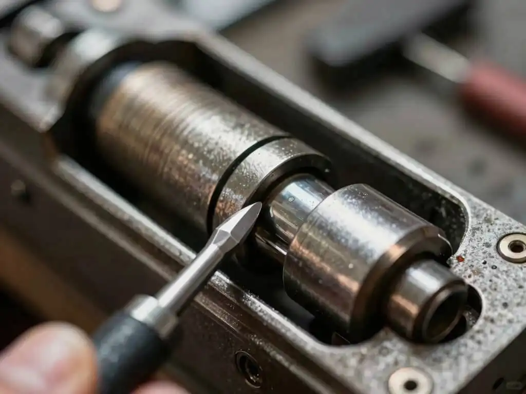 close up image of lock mechanism