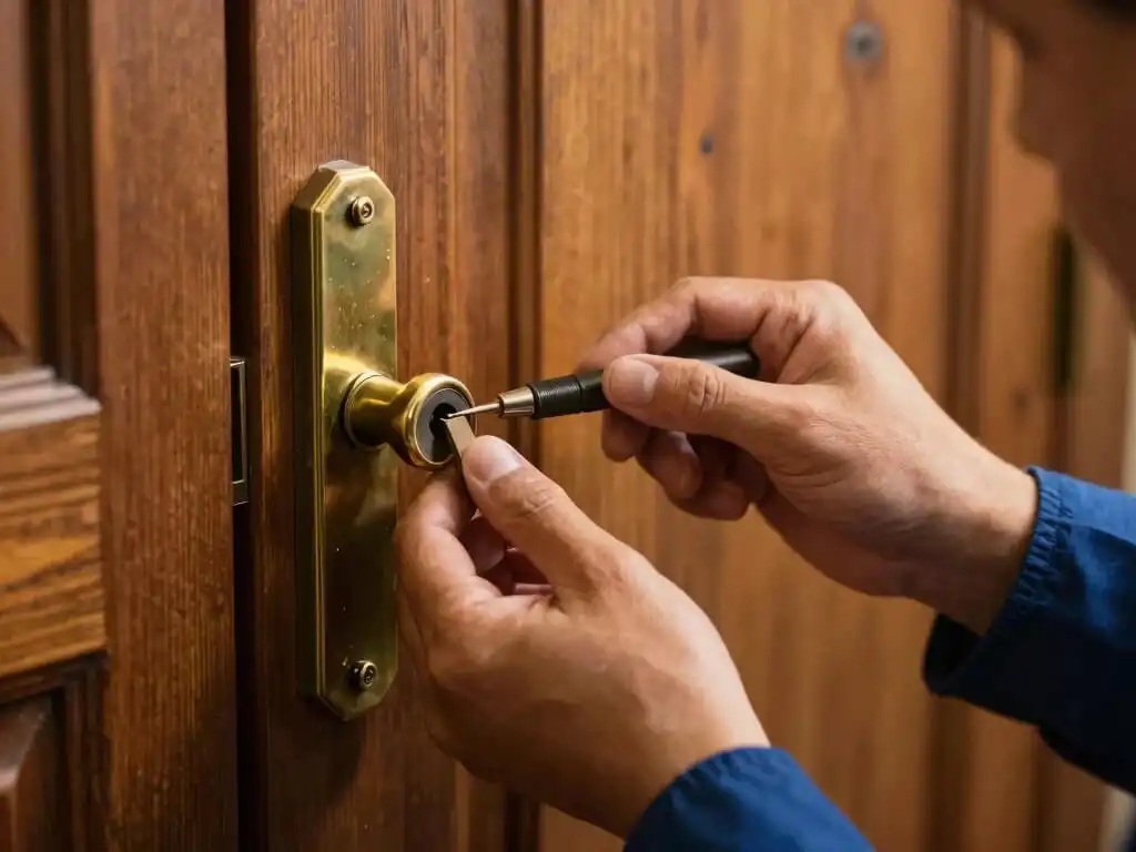 House lock repair service by local locksmith